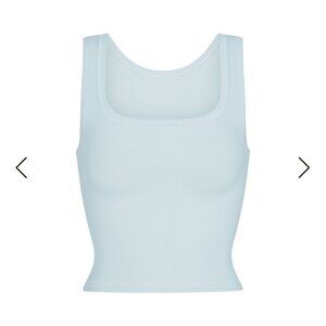 SKIMS cotton rib tank - opal